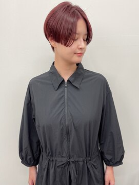 ラウンジ モリオ イケブクロ(Lounge MORIO Ikebukuro) 【morio池袋】ハンサムショート/レッドカラー＊