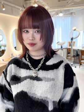 テトラ バイ ネオリーブ 横浜西口店(tetra by neolive) ダブルカラー ケアブリーチ ウルフカット 横浜