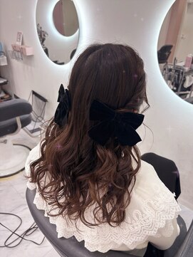 ヘア サロン クラン ソア 心斎橋店(hair salon clan soar) ねじりハーフツイン