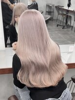 ニコ トウキョウ 渋谷(nico TOKYO)&nbsp;ダブルカラーミルクティーベージュピンクブラウンロングレイヤー