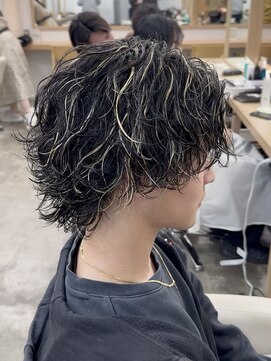 アイトーキョーリタ 渋谷(AI TOKYO Rita) サーフカールハイライトルーズパーマアクティブショートシャギー