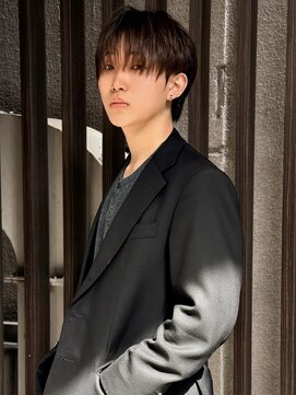 ラッドルーム(LAD ROOM.) シースルーマッシュ/レイヤーカット/ダークブラウン