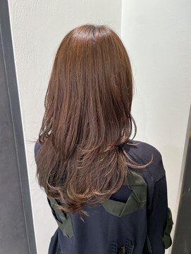 ザザアオヤマ(ZA/ZA AOYAMA) ハイレイヤーカット【表参道/レイヤーカット/グレージュ】