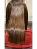 【森田指名限定】髪を扱いやすくしたい◎カット+艶髪縮毛矯正+トリートメント