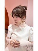 結んだ時かわいい♪お顔周りのカット♪・"