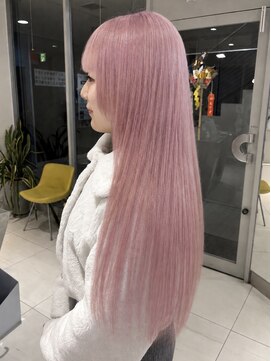 ステラ ヘア デザイン サロン(STELLA hair design salon) 桜ピンク×ロング【浅野】