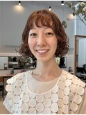 Aライン　ボブパーマ