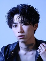 スティミュラス(Stimulus)&nbsp;シャドウパーマ/センターパート/滝沢大貴