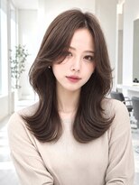 ルービック 豊中(Rubik's)&nbsp;韓国風レイヤーカットで叶える大人可愛いくびれセミロング