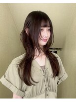 ローレンアオ(LOREN AO)&nbsp;ハッシュカット/グレージュ/デザインカラー/矢場町