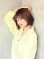 ヘアサロン シロップ(Hair Salon Syrup) 『オトナチュラルショートボブ』×『ミルキーベージュ』