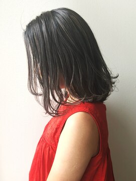 ビューティーサロン ペイジ(Peige) 【Peige】ウェットなパッツンミディ♪