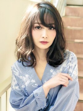 アグ ヘアー クレイン 宮崎店(Agu hair crane) デジタルパーマひし形シルエットナチュラル