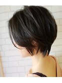 【D&T hair 大手町店】黒髪大人ショート