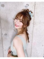 ライフトーキョー(Life tokyo)&nbsp;お団子ハーフアップスタイル♪