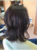 外ハネミディ