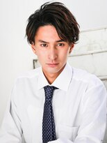 イケメン黒髪モテるネープレスショート流行モテ髪マッシュ束感