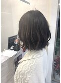 切りっぱなしボブ 外ハネ くびれウエーブ 西大寺