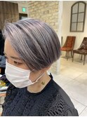 シルバーカラー　ハイトーンシルバー