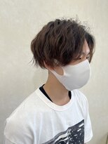 ヘアー ル シェーヌ ワンセカンド(hair le chene 1/2) センターパート×波打ち