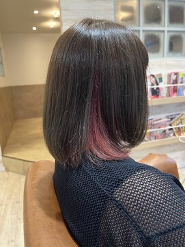 ラボヌールヘアー 宇都宮店(La Bonheur hair) チラ見え♪インナーカラー【宇都宮駅/インナーカラー】