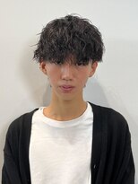 カンゴール サロン トウキョウ セントラル 原宿(KANGOL SALON TOKYO CENTRAL)&nbsp;テテ風シャドウパーマ！