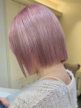 ベレーザ 渋谷(BELEZA) 3528ベールピンクセシルカットオルチャンヘアタンバルモリボブ