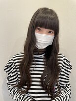 アンカーデイズ(Anchor Days)&nbsp;波巻き/アッシュブラック/ぱっつん前髪