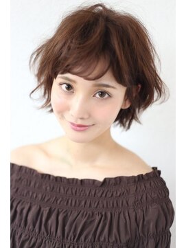 リノ 吉祥寺(Lino kichijoji) 20代30代40代小顔ゆるふわ丸みパーマショートボブ吉祥寺