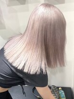 ベレーザ 渋谷(BELEZA)&nbsp;4613グレーベージュミルクティーアッシュ韓国ハイトーンカラー