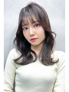ヘアーズ ベリー 新石切店(hairs BERRY) BERRY無造作パーマ大人ミディ波巻きウェーブ美髪アッシュ冬