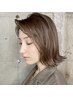 【初回～3回目まで】　似合わせカット+高彩度白髪ぼかしカラー￥12100