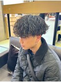 波巻きスパイラル　波巻きパーマ　メンズ　韓国吉祥寺/島田優斗