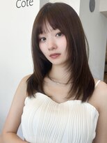 コート 表参道(Cote)&nbsp;Cote 美髪/オリーブベージュ/セミディ//カットレイヤー