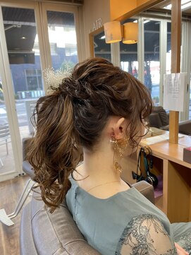 ヘアスペース エーアイアール(Hair Space A.I.R) 結婚式ヘアアレンジ