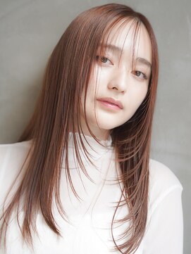 ワン 東戸塚(ONE004) オリーブベージュ/ウェットヘア /レイヤーカット /東戸塚