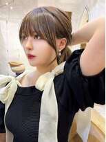 ロンドローズ 名古屋(Lond damaskRose)&nbsp;ダブルカラー ブリーチ 名駅 韓国 ボブ 髪質改善 縮毛矯正802