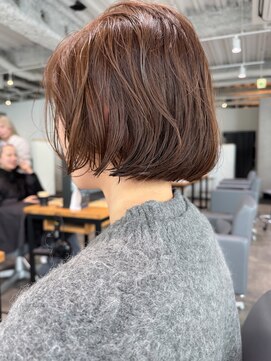 カフ(CAF) CAF照下　大阪　心斎橋　似合わせカット ボブパーマ　大阪パーマ