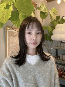 ツール ヘアプラスライフ ラボ(TOOL hair+life lab.) 顔まわりレイヤーロブ