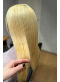 20代30代大人可愛いダブルカラーブリーチハイトーンカラー