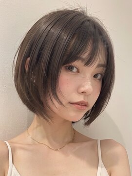 グロウ 恵比寿(grow) ブリーチなし/アッシュ/レイヤー/ショート/30代/前髪あり