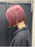 12849艶髪ホワイトピンクラベンダーミルクティーピンク韓国ボブ
