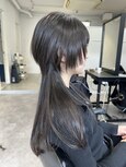○中性ウルフヘアロングウルフカットクラゲウルフ表参道