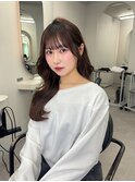 【LICCA古賀愛】チョコレートカラー/レイヤーカット/横紙