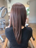 ラビアンフルール(La vie en Fleurs)&nbsp;ピンクレッドミディ