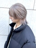 ワンズナゴヤ 名古屋栄店(ONE's NAGOYA)&nbsp;スペインカールスパイキーショートブルーブラックフェザーパーマ