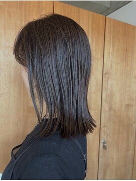 フレイムスヘアデザイン(FRAMES hair design) 切りっぱなしロブ