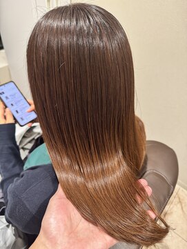 ロウ ジャム 銀座(ROW JAM) 髪質改善/トリートメント/韓国ヘア/ブラウン/白髪ぼかし