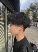 ツイストスパイラル/波巻き/シャドウパーマ/メンズカット