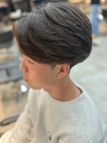 シーフ 千葉(Cyf)&nbsp;MEN’S HAIR/千葉駅/センターパート/曲がる縮毛矯正/齊藤大樹